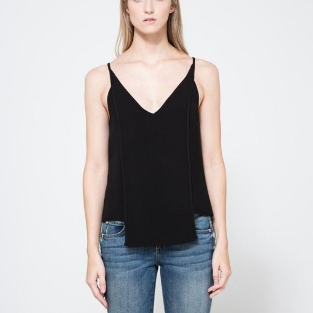 C/MEO Collective About Us Tank V Neck Asym Draped
